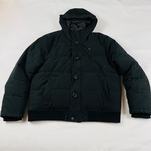 Tommy Hilfiger Quilted Arctic Cloth Bomber Jacket Mens Size: Large